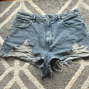 PacSun High Rise Festival jean shorts